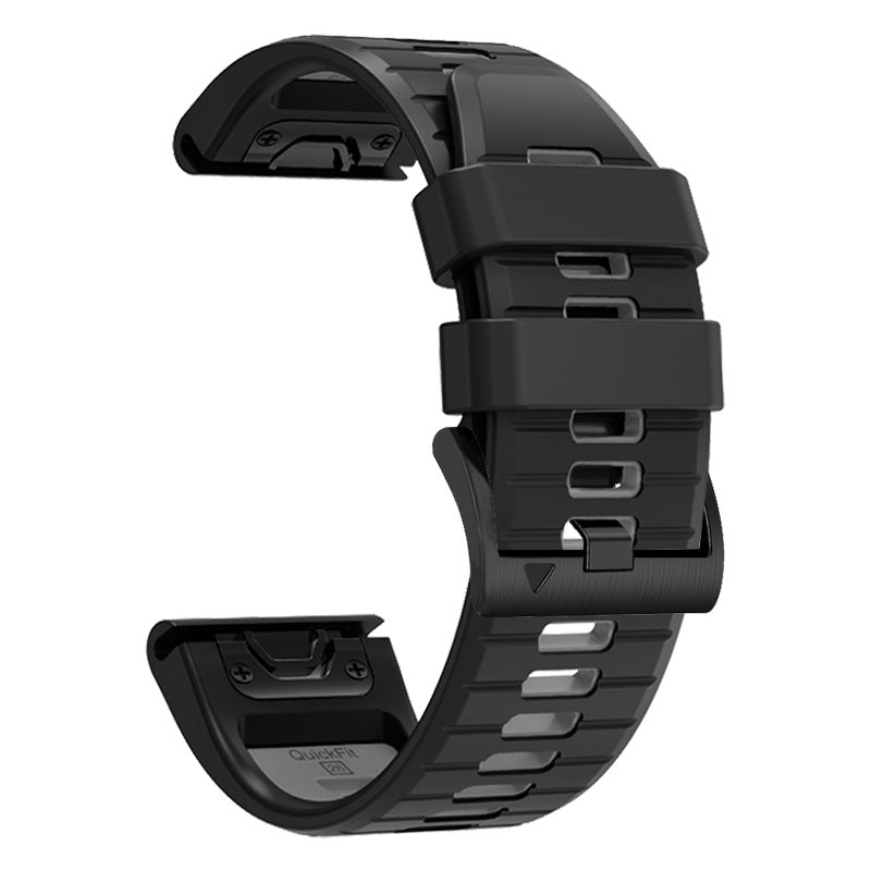 22/26mm QuickFit Boost FKM Rubber Strap for Garmin Watch