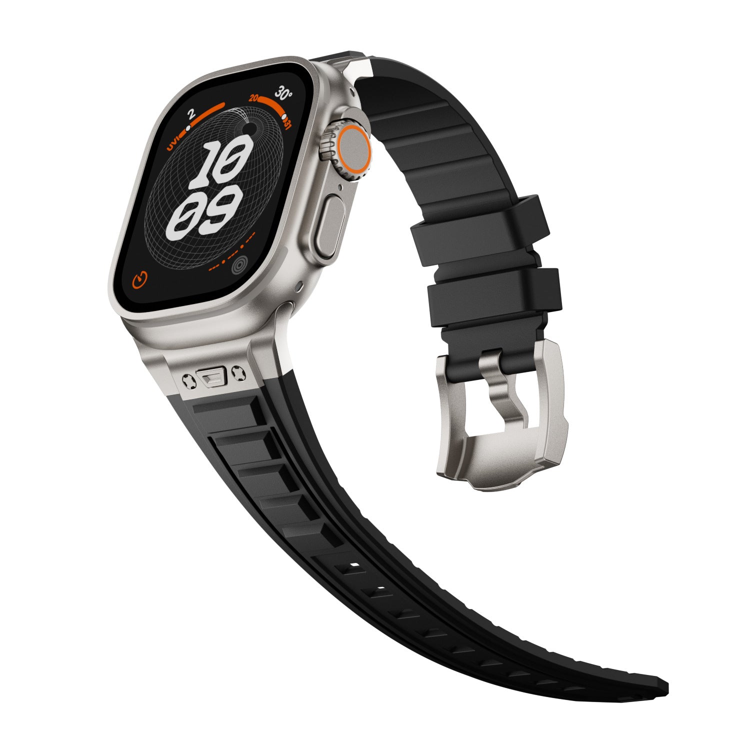 Forged Rubber Strap For Apple Watch Ultra 3-1 / 46mm / 45mm / 44mm