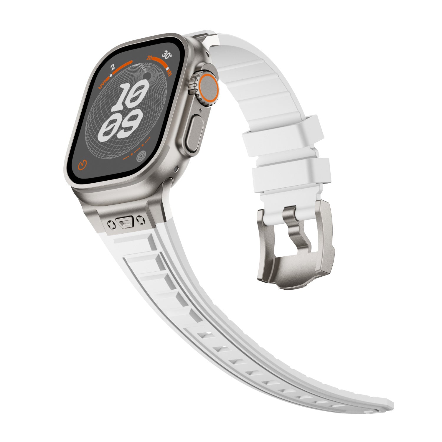 Forged Rubber Strap For Apple Watch Ultra 3-1 / 46mm / 45mm / 44mm