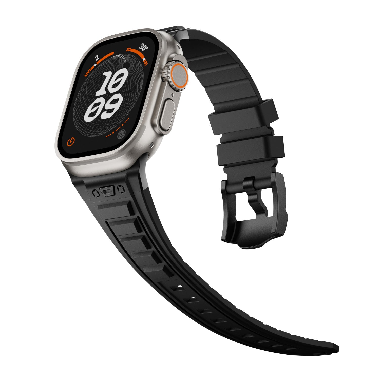 Forged Rubber Strap For Apple Watch Ultra 3-1 / 46mm / 45mm / 44mm