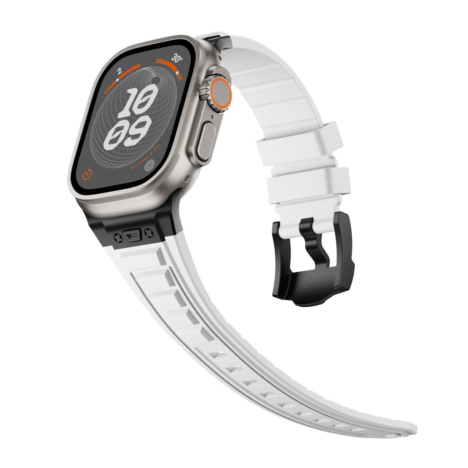 Forged Rubber Strap For Apple Watch Ultra 3-1 / 46mm / 45mm / 44mm