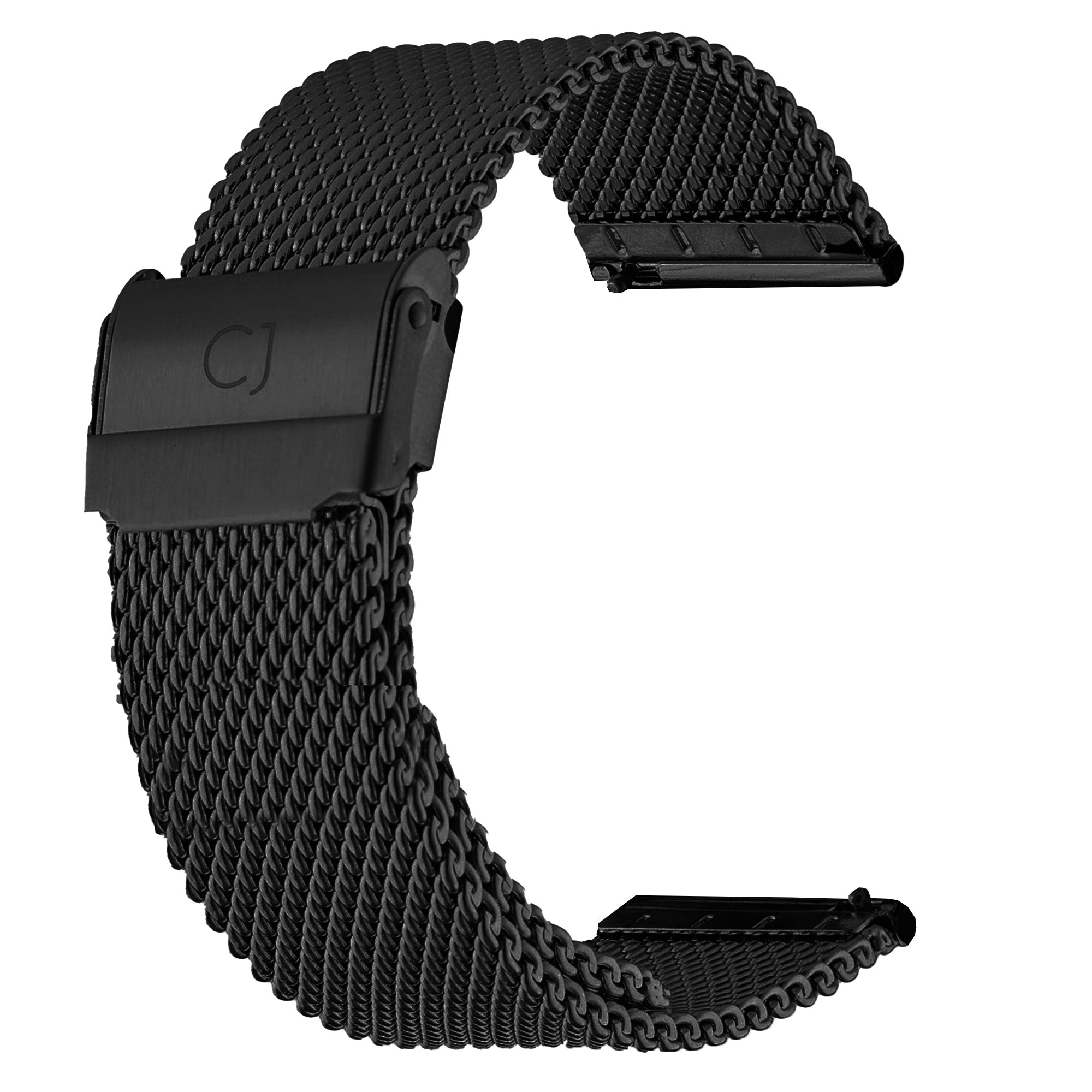 22mm Quick-Release Stainless Steel Mesh Strap for Garmin Watch
