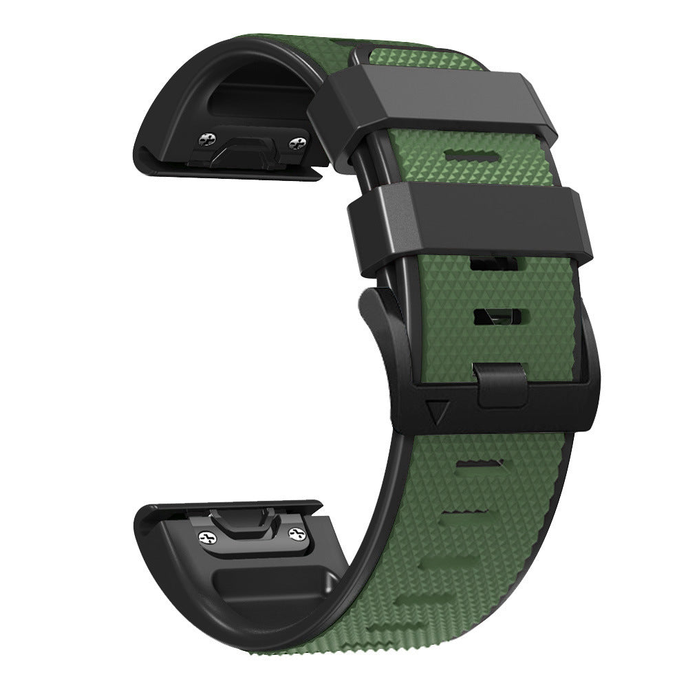 22/26mm QuickFit Havoc Two-Tone Rubber Strap for Garmin Watch