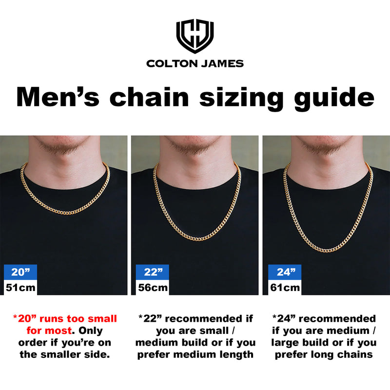 Mens 6mm Cuban Chain - Colton James South Africa