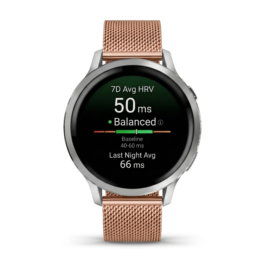 18mm Quick-Release Stainless Steel Mesh Strap for Garmin Watch