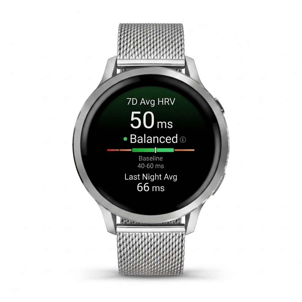 18mm Quick-Release Stainless Steel Mesh Strap for Garmin Watch
