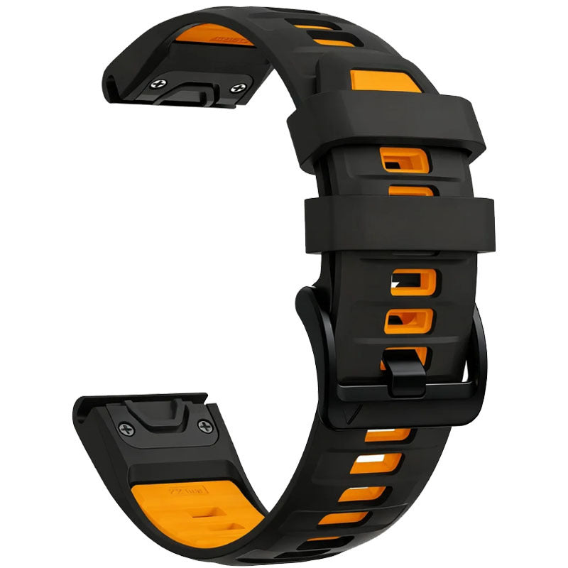 22/26mm QuickFit Origin FKM Rubber Strap for Garmin Watch