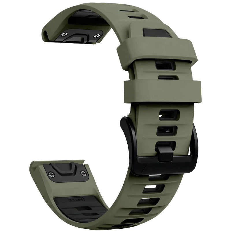 22/26mm QuickFit Origin FKM Rubber Strap for Garmin Watch
