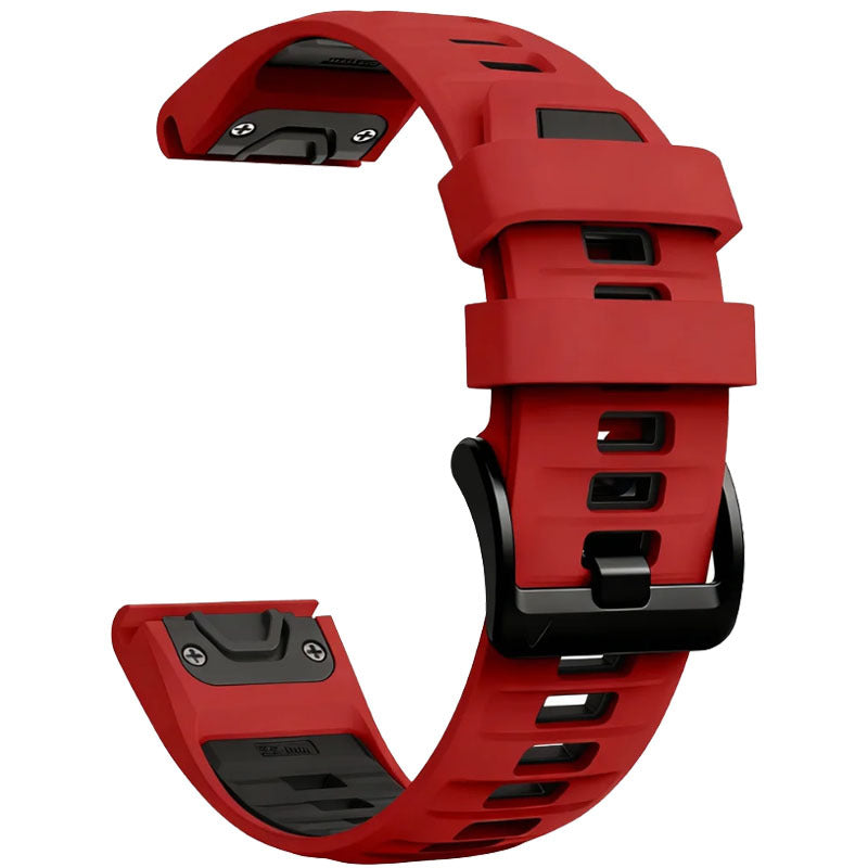 22/26mm QuickFit Origin FKM Rubber Strap for Garmin Watch