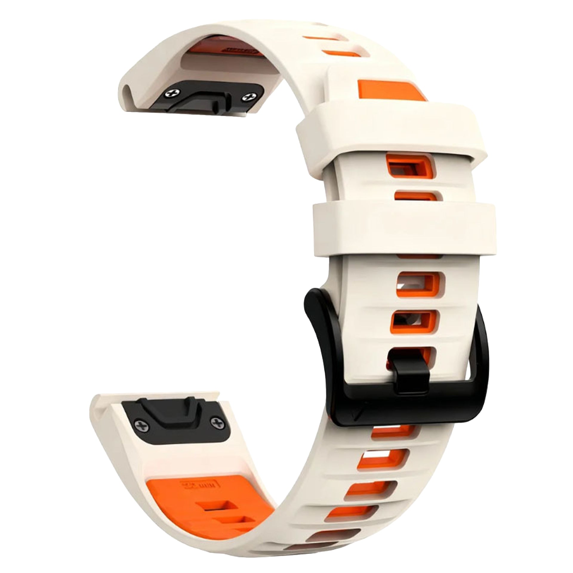 22/26mm QuickFit Origin FKM Rubber Strap for Garmin Watch