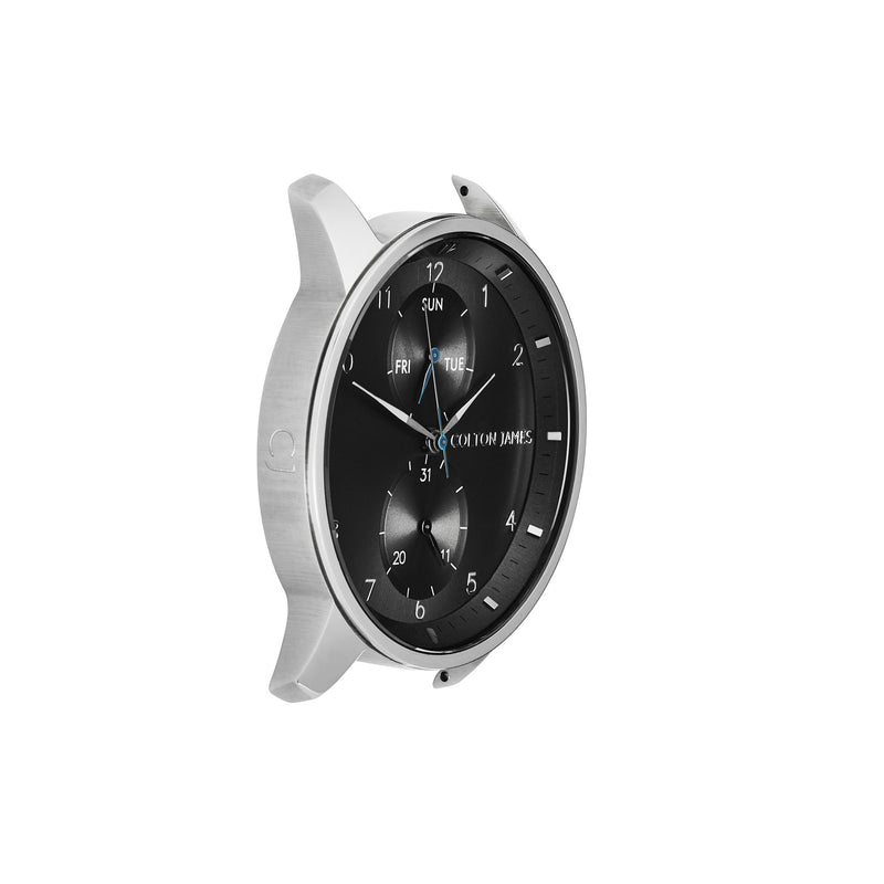 Charcoal Silver Aviator Mens Watch - Colton James South Africa