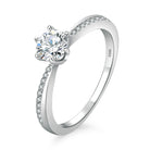 #Style_0.5ct Pavé Round Solitaire