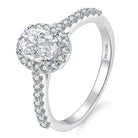 #Style_1.0ct Oval Halo