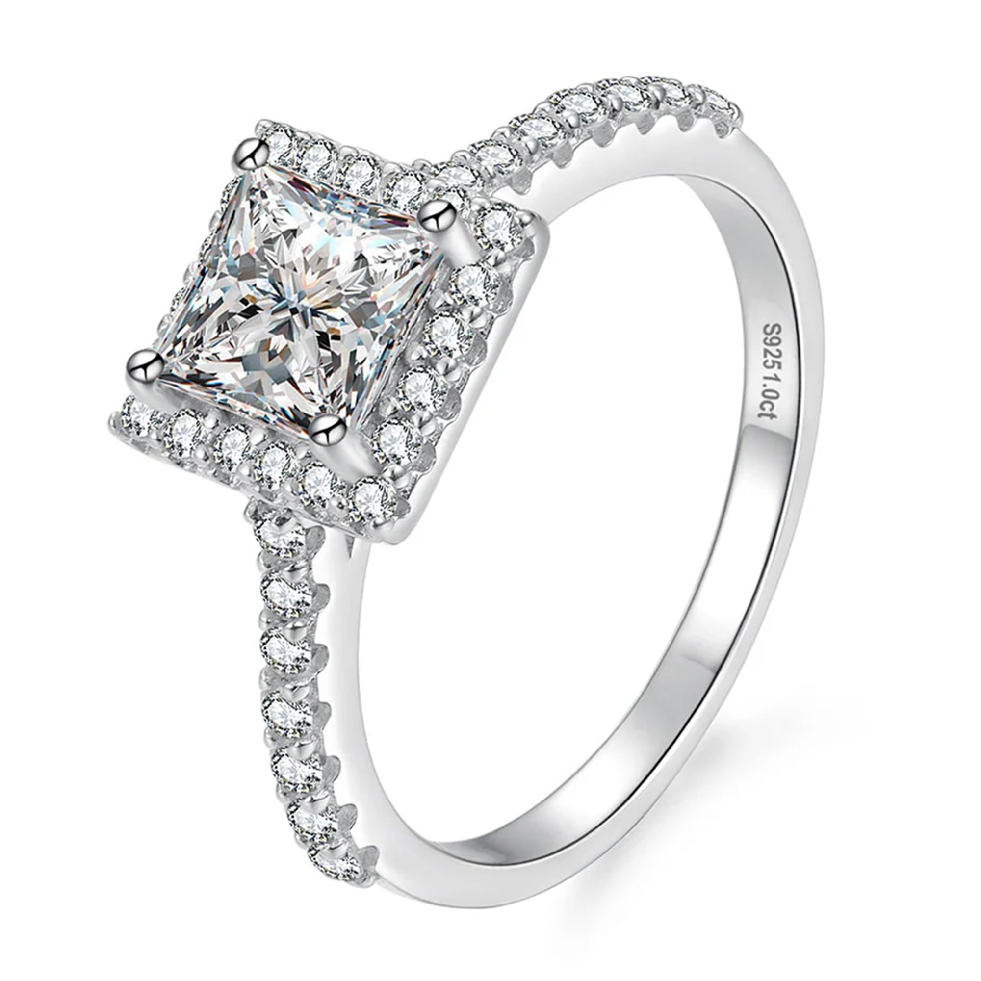 #Style_1.0ct Princess Halo