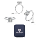 #Style_1.0ct Princess Halo