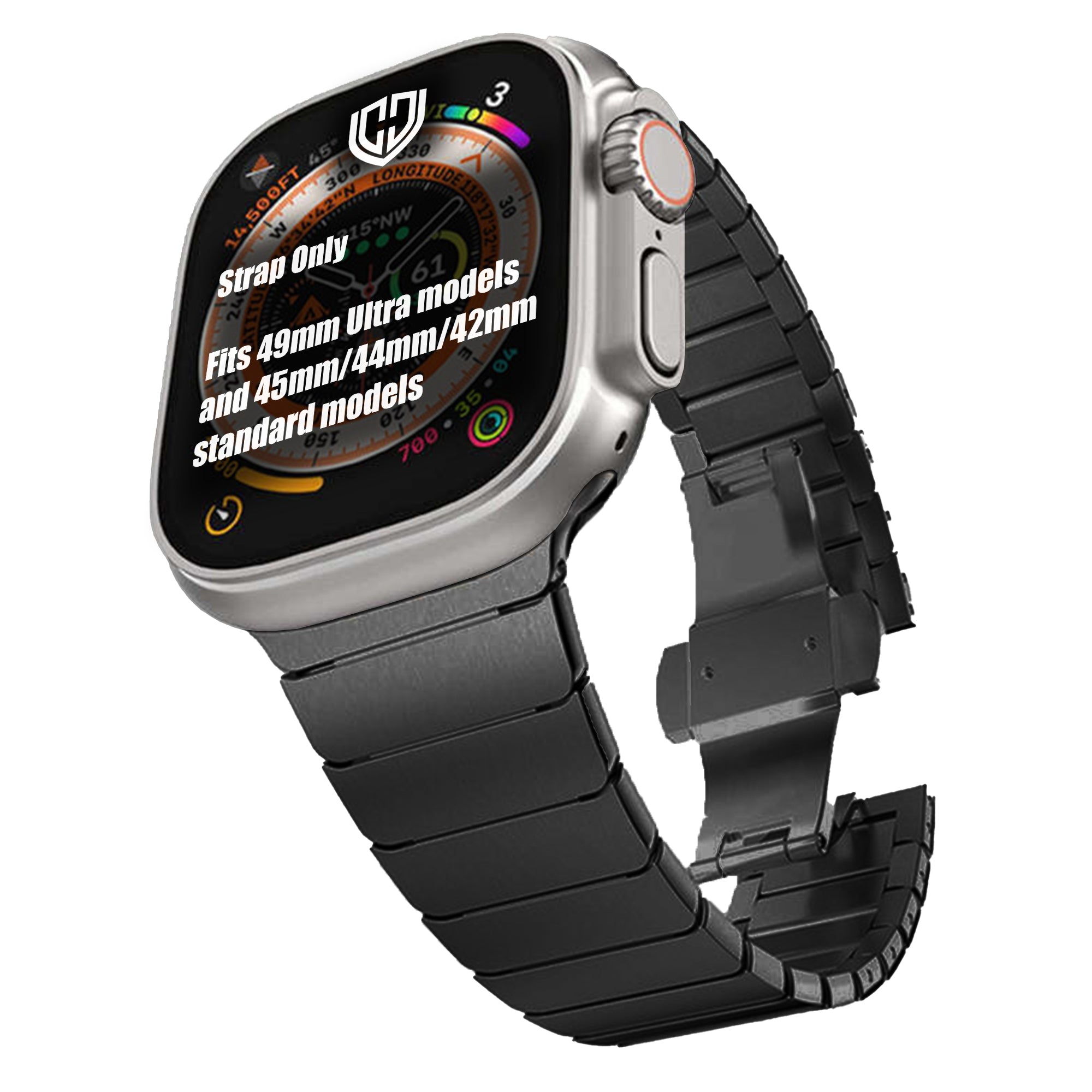 Sentinel Stainless Steel Strap For Apple Watch (All Sizes