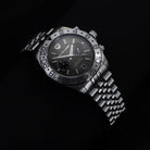 #Dial & Strap_Black & Silver Jubilee Link