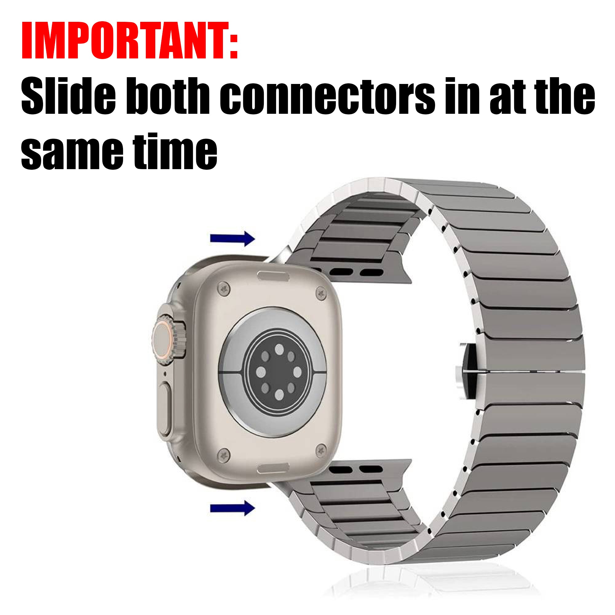 Sentinel Stainless Steel Strap For Apple Watch (All Sizes