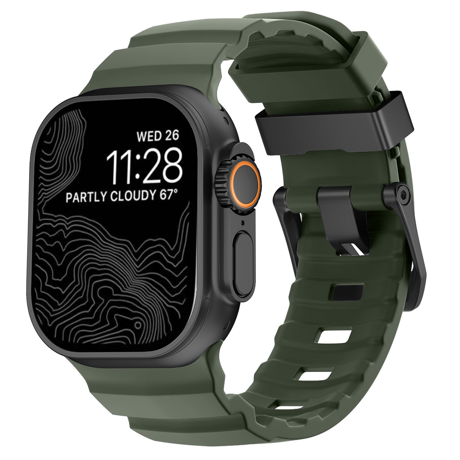 Summit FKM Rubber Strap for Apple Watch Ultra 3-1 / 46mm / 45mm