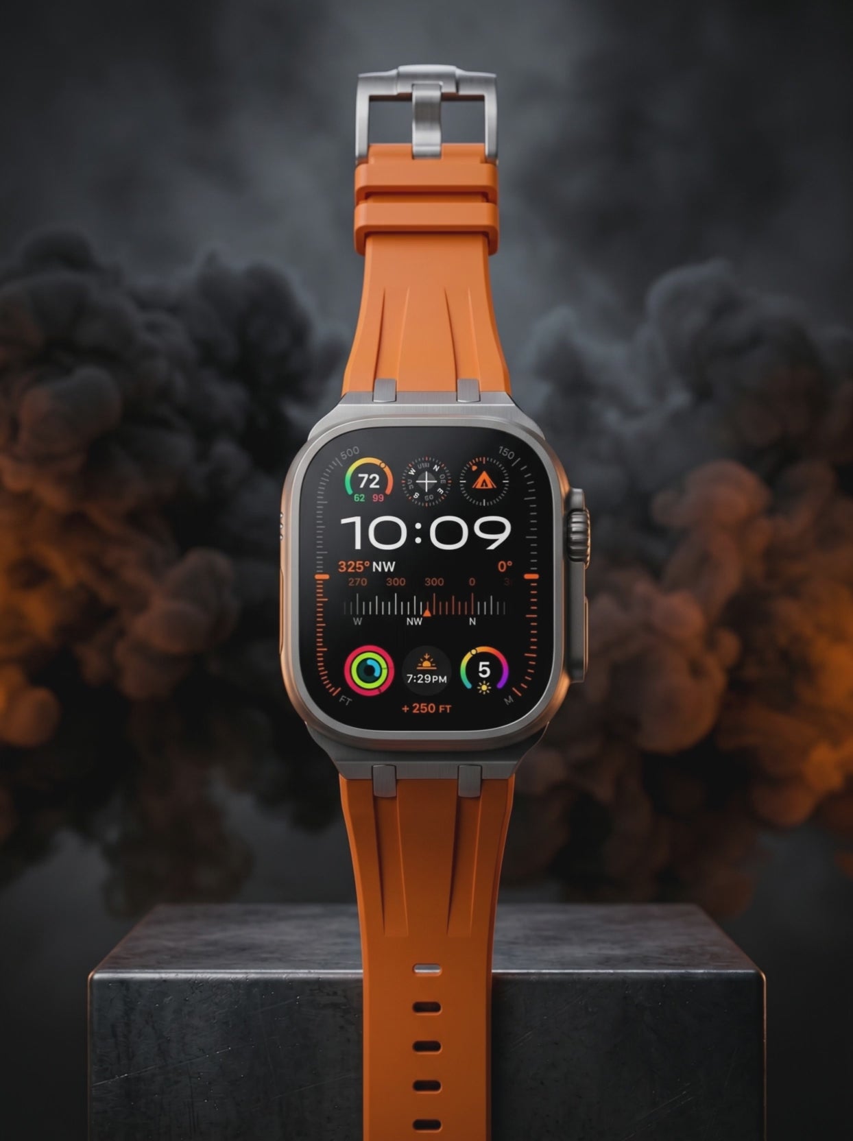 Elite FKM Rubber Strap For Apple Watch Ultra 3-1 / 46mm / 45mm