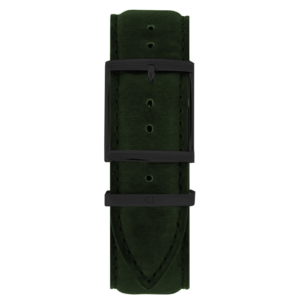 #Colour_Military Green Leather