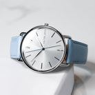 #Colour_Pastel Blue Leather