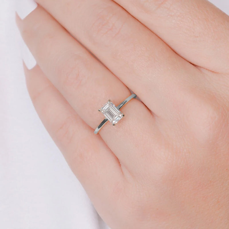 Premium Moissanite Engagement Ring